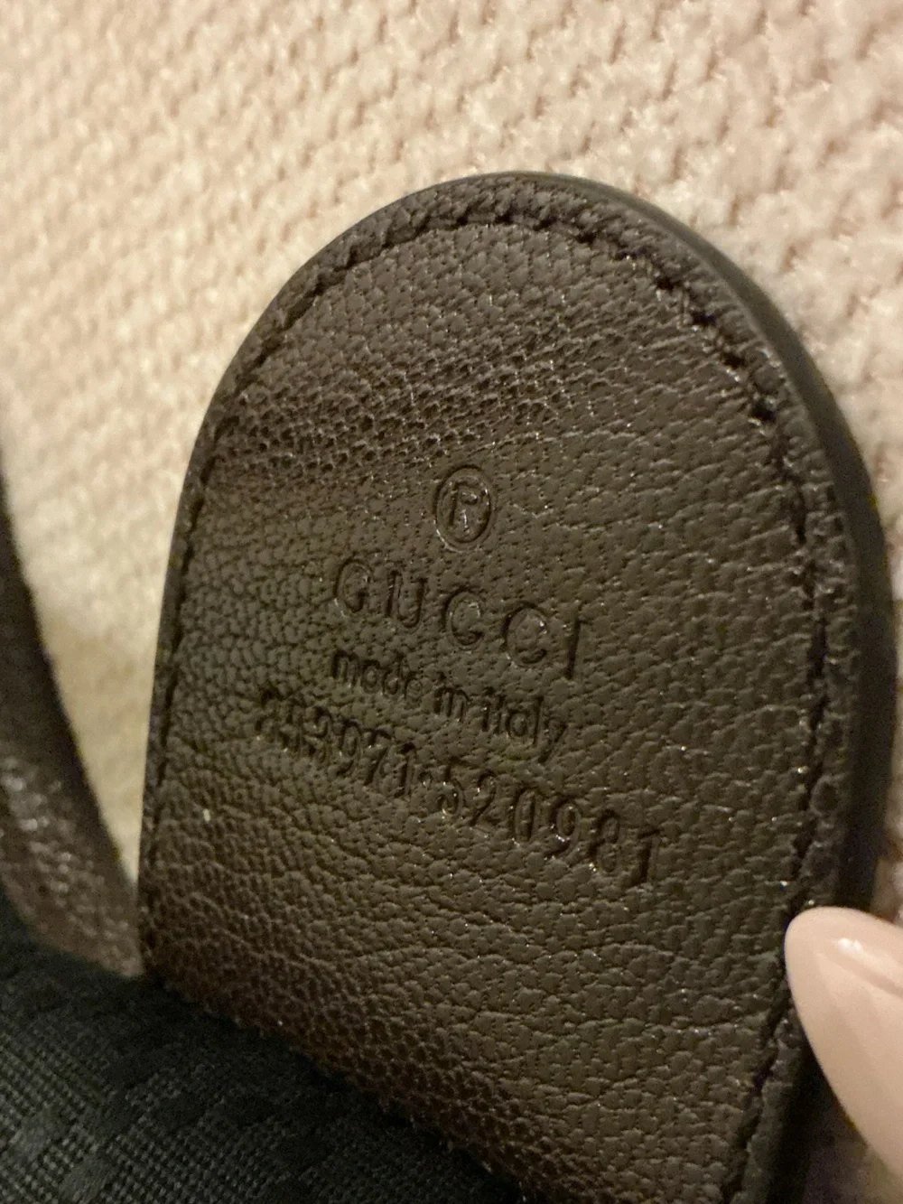 Authentic Gucci Giglio Large Tote Bag in Chocolate
